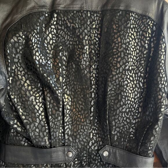 ADLER SOVEREIGN Black Leather 80s CROPPED LEATHER Jacket. - Picture 5 of 15